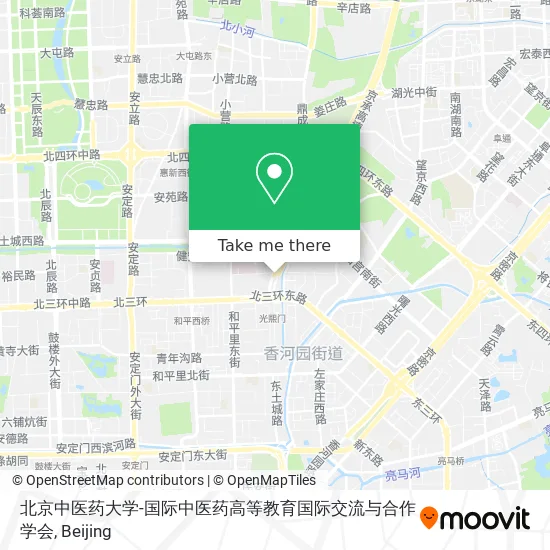 北京中医药大学-国际中医药高等教育国际交流与合作学会 map