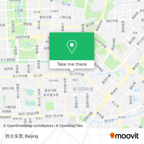 胜古东里 map