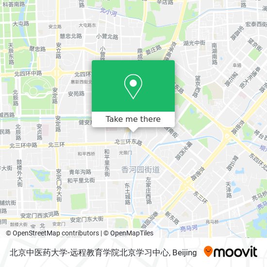 北京中医药大学-远程教育学院北京学习中心 map