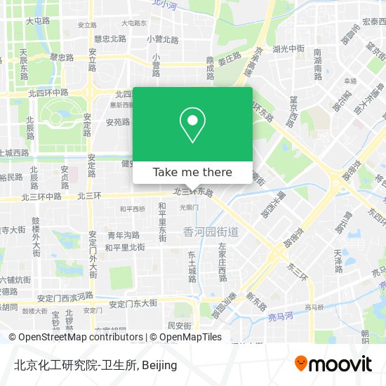 北京化工研究院-卫生所 map