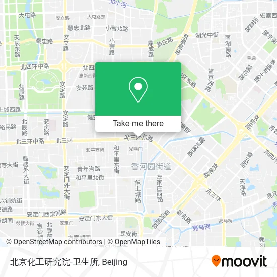 北京化工研究院-卫生所 map