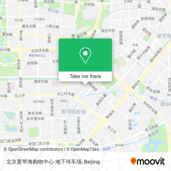 北京爱琴海购物中心-地下停车场 map