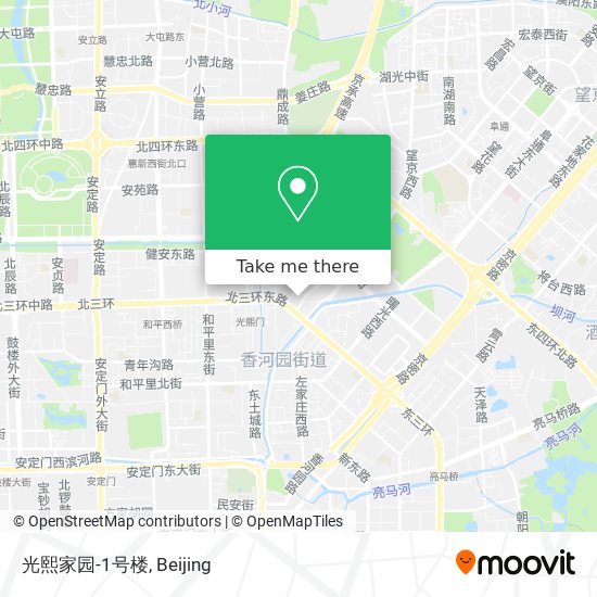 光熙家园-1号楼 map