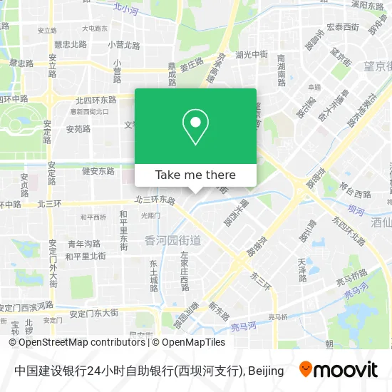 中国建设银行24小时自助银行(西坝河支行) map