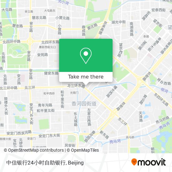 中信银行24小时自助银行 map