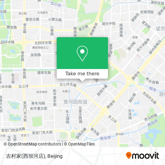 吉村家(西坝河店) map
