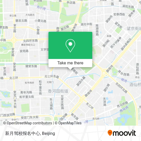 新月驾校报名中心 map