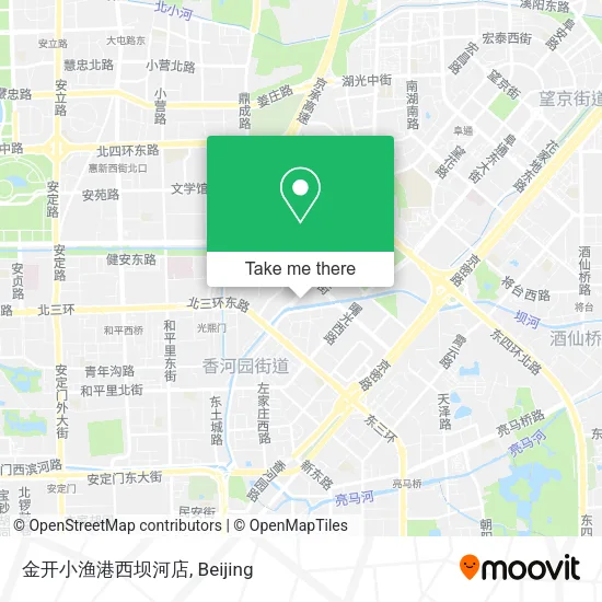 金开小渔港西坝河店 map
