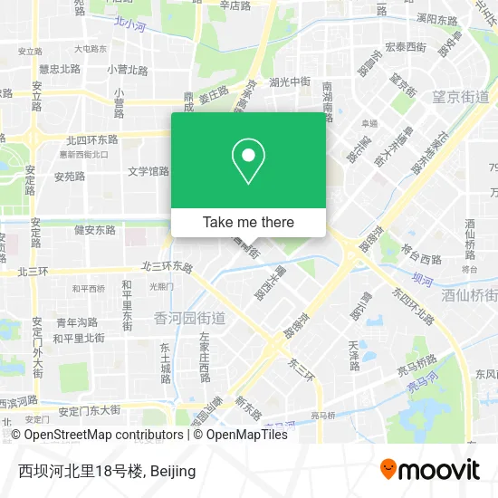 西坝河北里18号楼 map