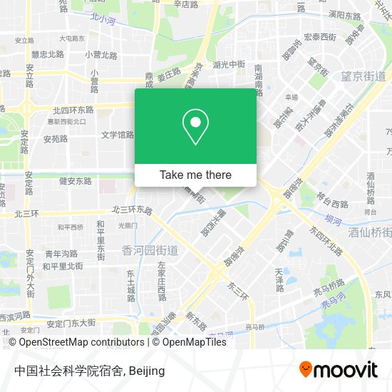 中国社会科学院宿舍 map