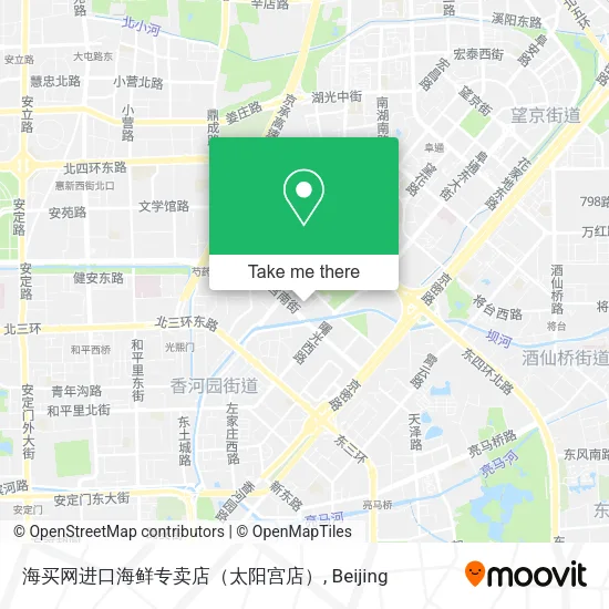 海买网进口海鲜专卖店（太阳宫店） map
