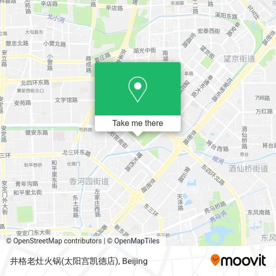 井格老灶火锅(太阳宫凯德店) map