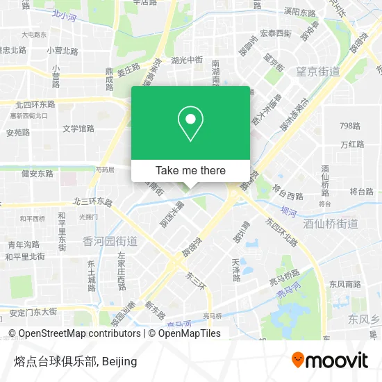 熔点台球俱乐部 map