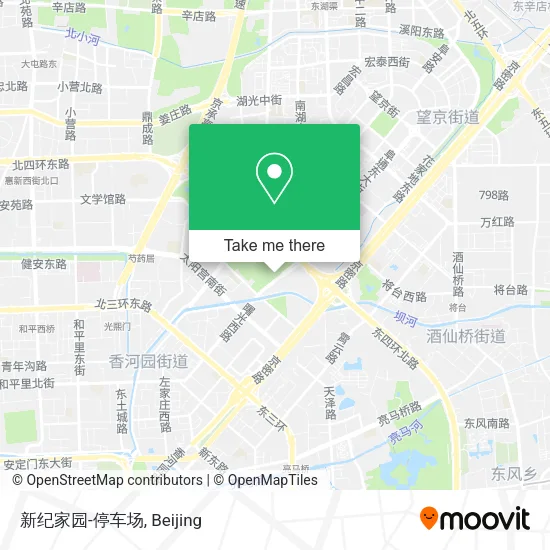 新纪家园-停车场 map