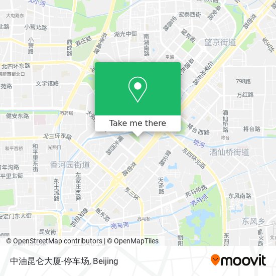 中油昆仑大厦-停车场 map
