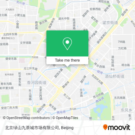 北京绿山九茶城市场有限公司 map