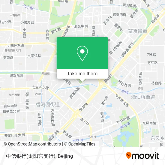 中信银行(太阳宫支行) map