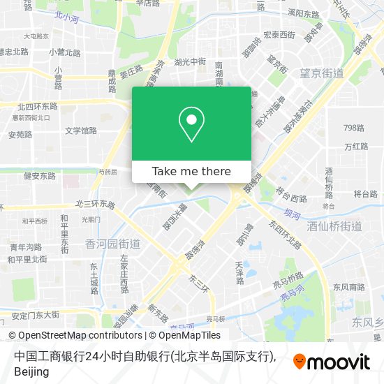 中国工商银行24小时自助银行(北京半岛国际支行) map