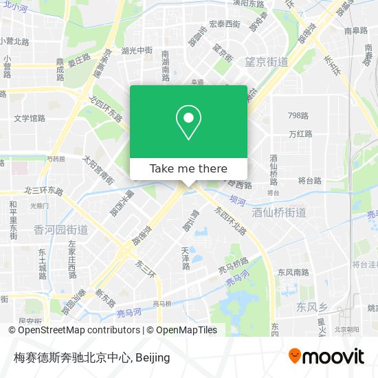 梅赛德斯奔驰北京中心 map