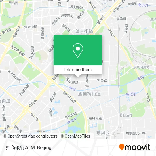 招商银行ATM map