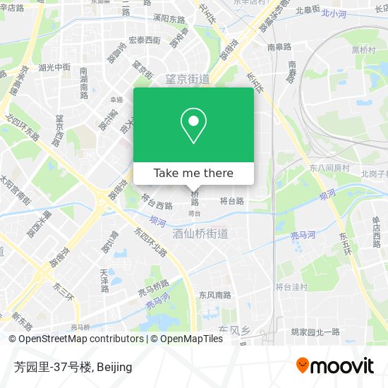 芳园里-37号楼 map