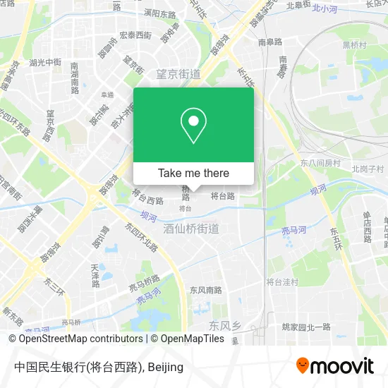 中国民生银行(将台西路) map