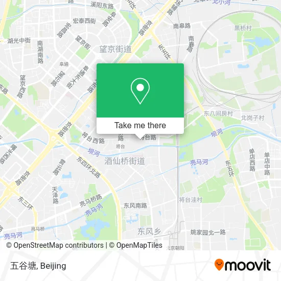 五谷塘 map