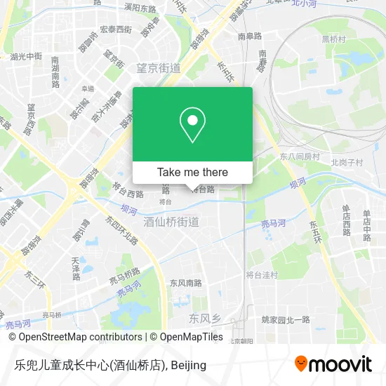 乐兜儿童成长中心(酒仙桥店) map