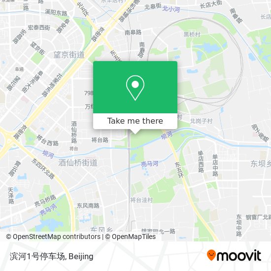 滨河1号停车场 map