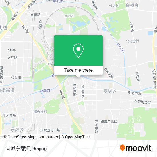 首城东郡汇 map