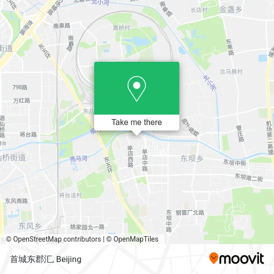 首城东郡汇 map