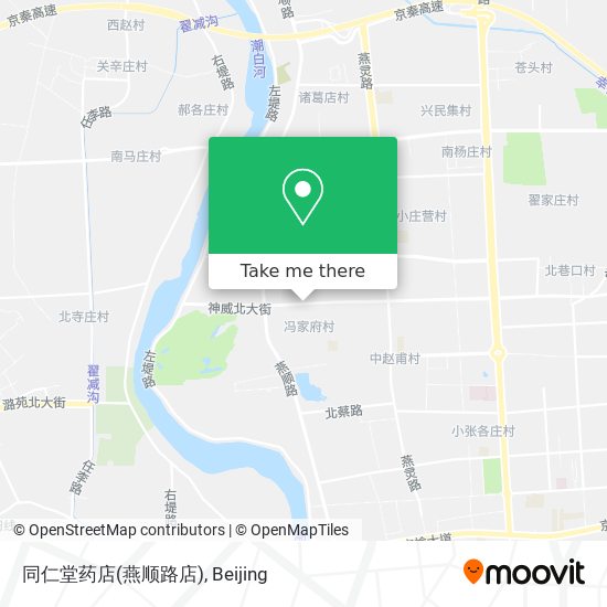 同仁堂药店(燕顺路店) map