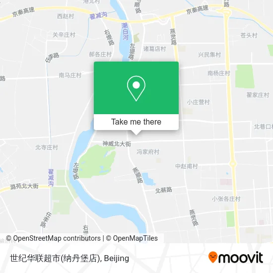 世纪华联超市(纳丹堡店) map