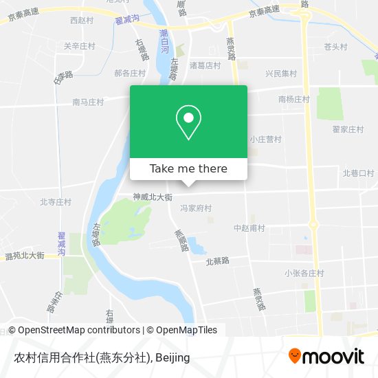 农村信用合作社(燕东分社) map