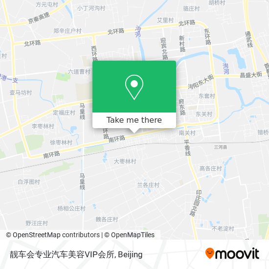 靓车会专业汽车美容VIP会所 map