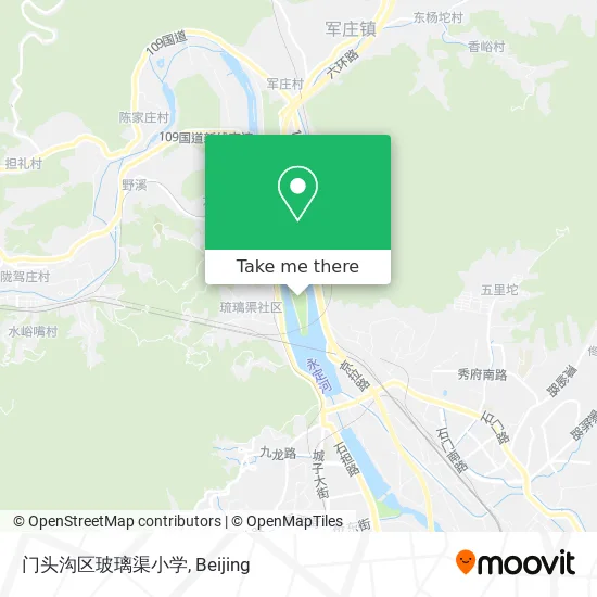 门头沟区玻璃渠小学 map