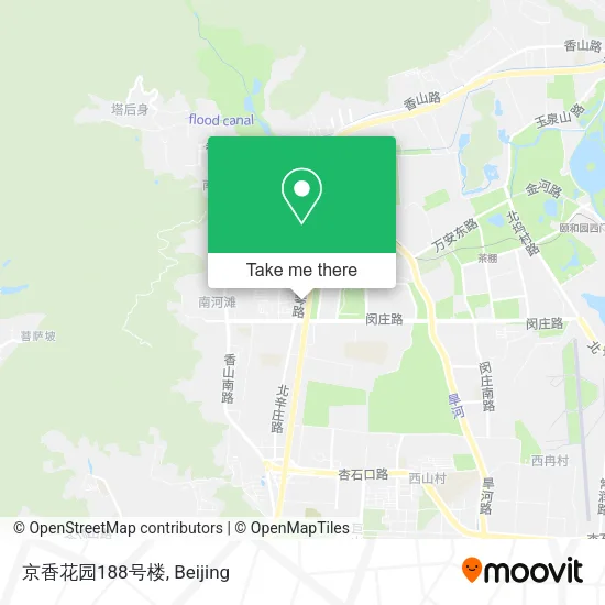 京香花园188号楼 map