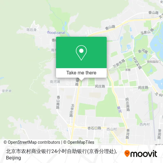 北京市农村商业银行24小时自助银行(京香分理处) map