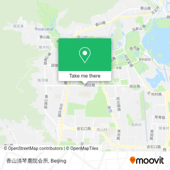香山清琴麓院会所 map