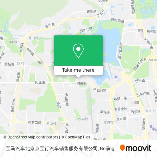 宝马汽车北京京宝行汽车销售服务有限公司 map