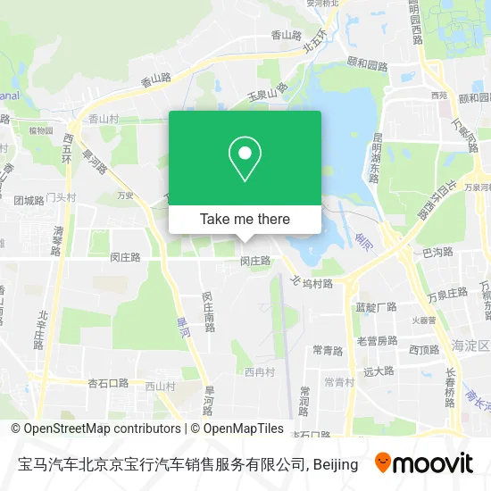 宝马汽车北京京宝行汽车销售服务有限公司 map