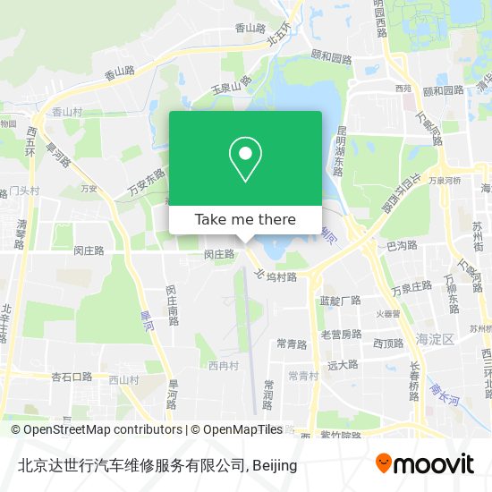 北京达世行汽车维修服务有限公司 map