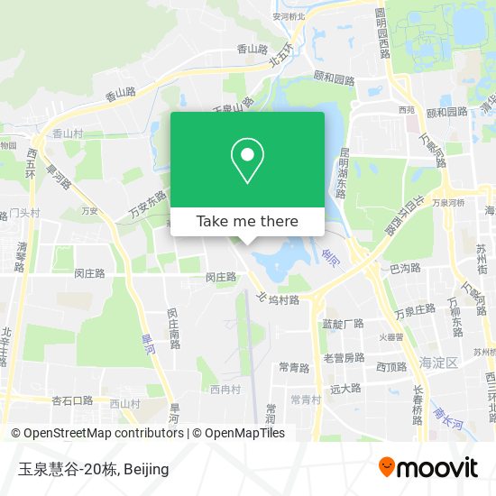 玉泉慧谷-20栋 map
