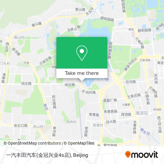 一汽丰田汽车(金冠兴业4s店) map