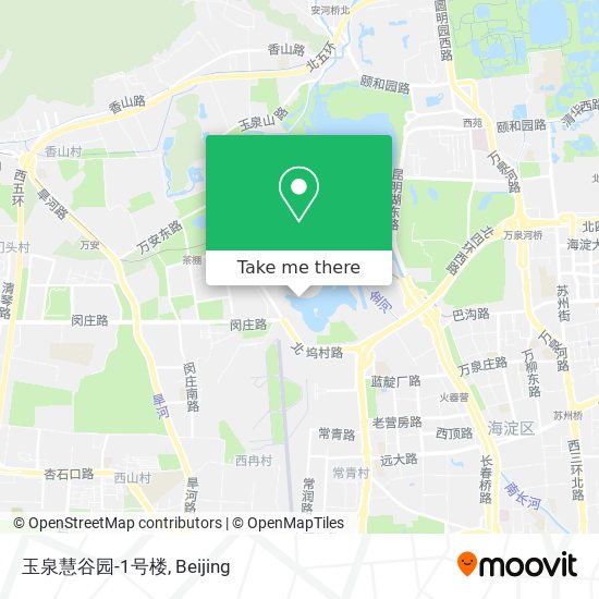 玉泉慧谷园-1号楼 map