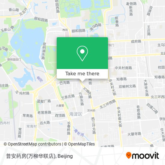 普安药房(万柳华联店) map