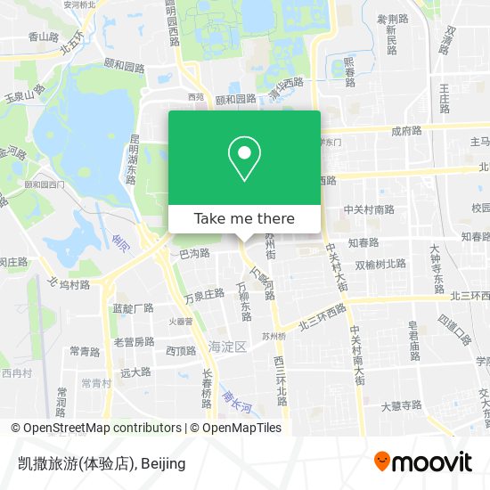 凯撒旅游(体验店) map