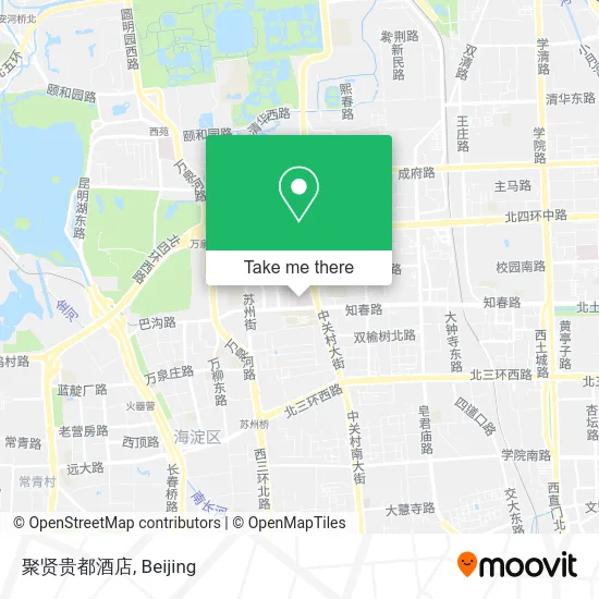 聚贤贵都酒店 map