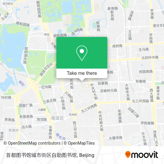 首都图书馆城市街区自助图书馆 map