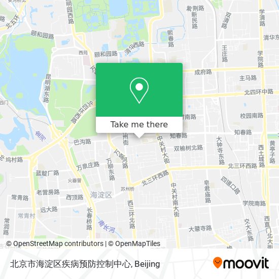 北京市海淀区疾病预防控制中心 map